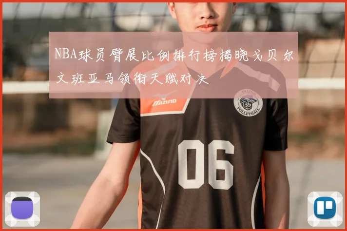 NBA球员臂展比例排行榜揭晓戈贝尔文班亚马领衔天赋对决