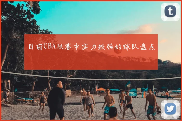 目前CBA联赛中实力较强的球队盘点