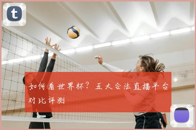 如何看世界杯?五大合法直播平台对比评测